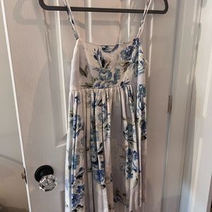 Willow Blue & White Floral Dress- Size S